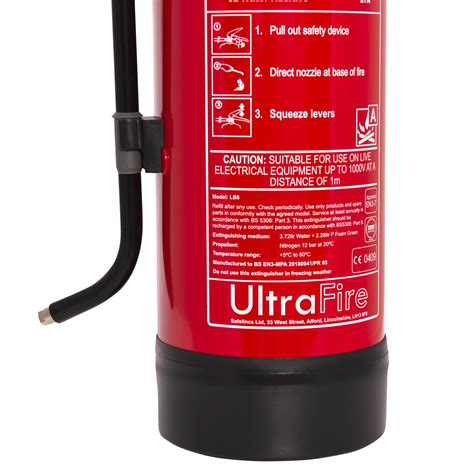Lithco Lb6 Lithium Ion Battery 6ltr Fire Extinguisher Ultrafire £21480 Inc Vat