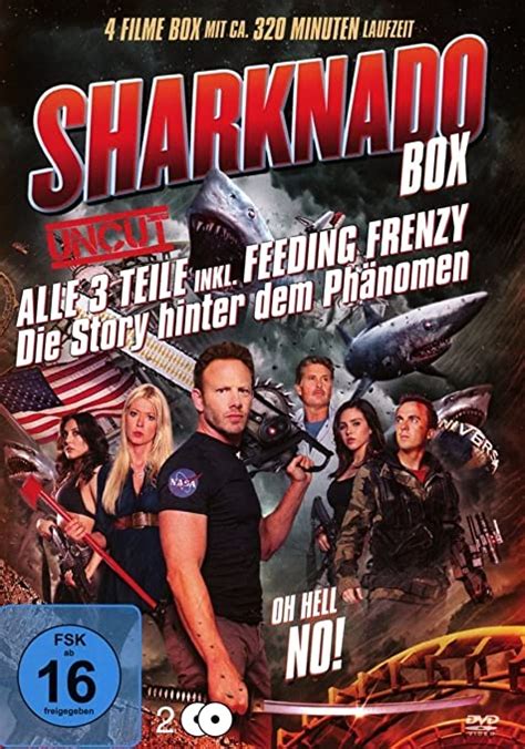 Sharknado 1 3 Box Edition 2 Dvds Mit 3 Filmen Plus Bonus Doku Amazonde Tara Reid David