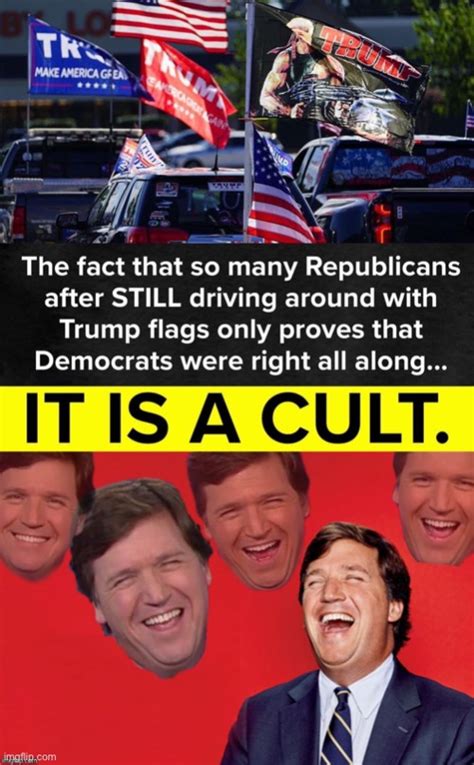 hahaha libtards really think this is a cult we just like the guy and he s popular triggered