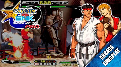 capcom vs snk millennium fight 2000 pro arcade 【longplay】 youtube
