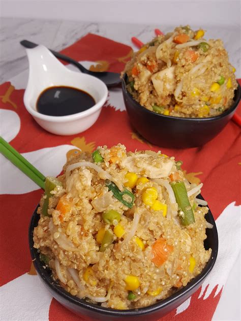 Chicken fried rice instant pot recipe. Instant Pot Chicken Fried Quinoa "Rice" is packed with ...