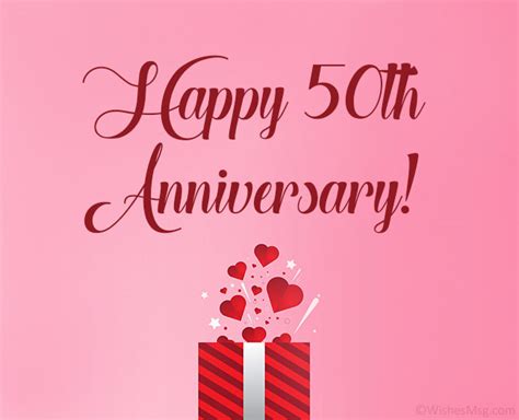 50th Wedding Anniversary Wishes And Messages Wishesmsg