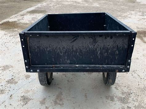 Garden Tractor Dump Cart Lot 173 Double C Farms Retirement Auction