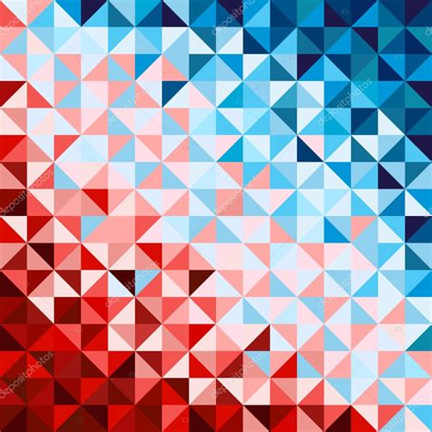 Abstract Geometric Background Red And Blue — Stock Vector © Mrs