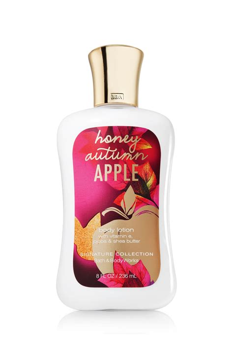 Honey Autumn Apple Body Lotion Signature Collection Bath And Body Works Bath N Body Works
