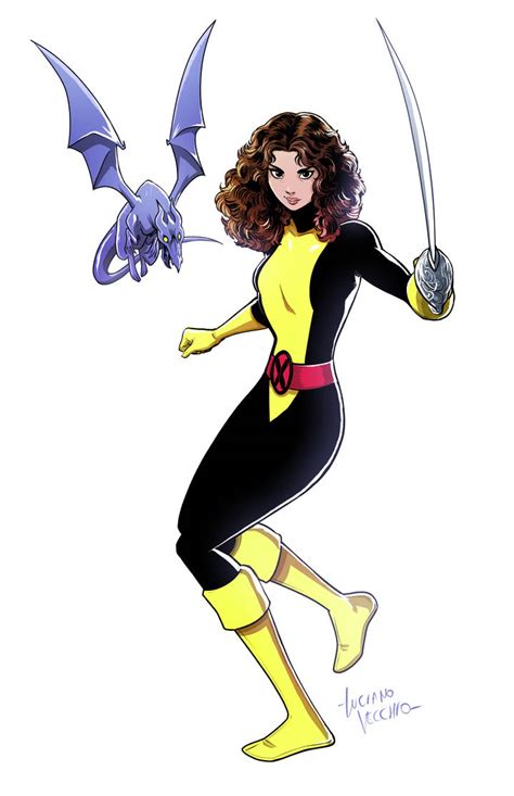 Kitty Pryde And Lockheed By Lucianovecchio On Deviantart