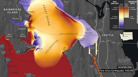 Simulation Shows Tsunami Waves As High As Feet Could Hit Seattle In Minutes Should A Major