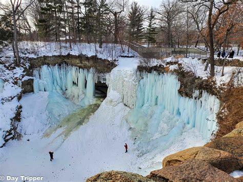 How To See Minnehahas Frozen Waterfall In Winter And Without Breaking