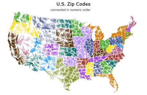 Us Digit Zip Code Map