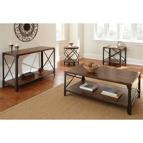 Check spelling or type a new query. Winston Coffee Table - Distressed Tobacco, Antiqued Metal ...