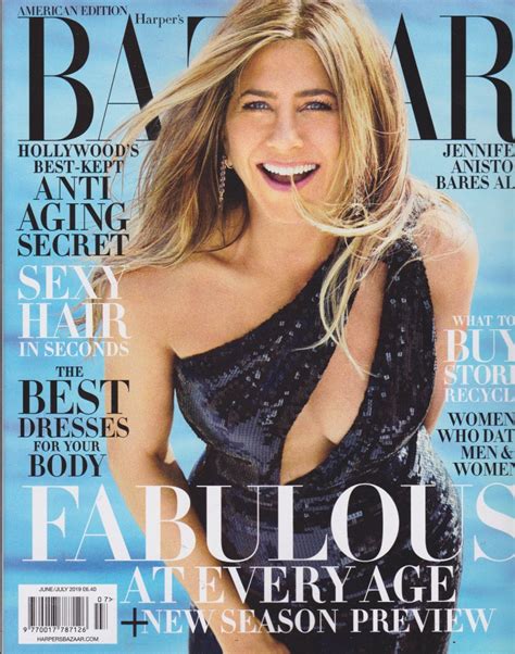 Harpers Bazaar Magazine Jennifer Aniston Magazine Canteen