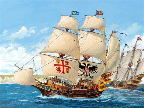 Spanish Galleon 17th Century Olaf Rahardt Sailing Sailing Ships