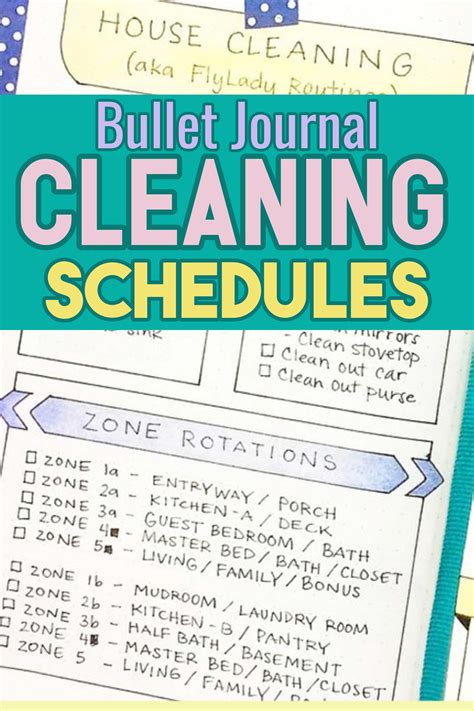 10 Bullet Journal Cleaning Schedule Layout Ideas I Love Decluttering