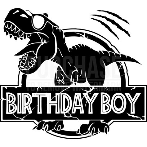 Dinosaur Birthday Boy SVG, Dinosaur SVG, Birthday SVG