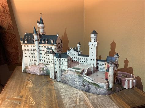 Neuschwanstein Castle Paper Model Kit Super Fun Papercraft