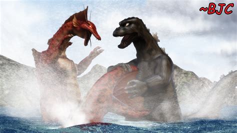 Titanosaurus Vs Godzilla