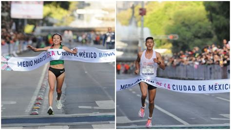 Resultados Medio Maratón Cdmx 2023 Jesús Nava Y Adela Honorato