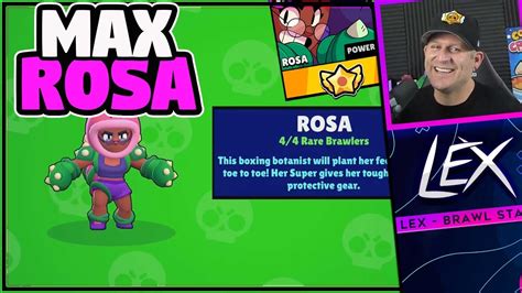 Brawl stars new rare brawler rosa vs rosa 1v1 match showdown gameplay! Rosa is UNSTOPPABLE | Unlocking and Maxing Rosa | Brawl ...