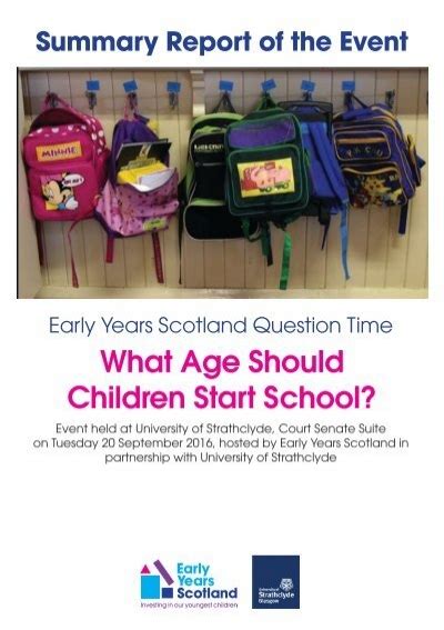 What Age Should Children Start School