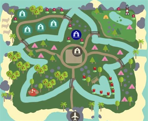 New horizons on the nintendo switch, a gamefaqs message board topic titled finally finished my island layout. Animal Crossing New Horizons Map Design Ideas ...