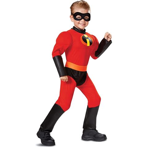 2499 The Incredibles 2 Classic Dash Muscle Toddler Costume Size S