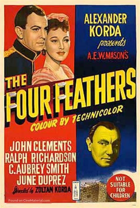The Four Feathers 1939 Australian Movie Poster