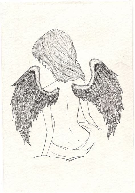 Angel Girl Pen N Ink By Xo Loven Anime Xo On Deviantart