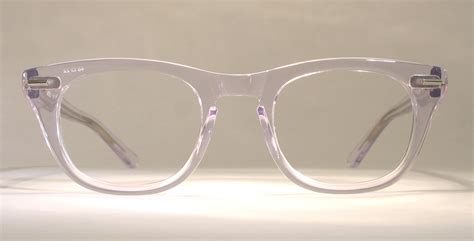Optometrist Attic Shuron Freeway Crystal Clear Classic Eyeglass Frames