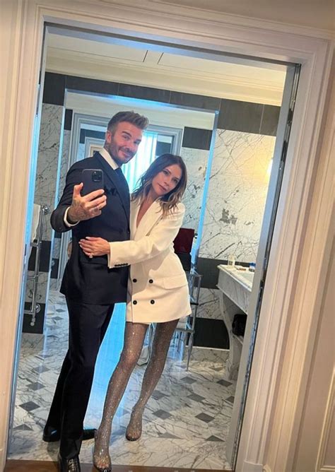 David And Victoria Beckham Celebrate 23rd Wedding Anniversary In Paris With Special Wine