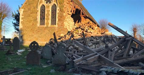 Devastation As 150 Year Old Church Tower Collapses Before Sunday