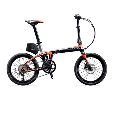 Sava E6 Electric Bicycle Carbon Fiber 20 Folding Ebike 36v250w