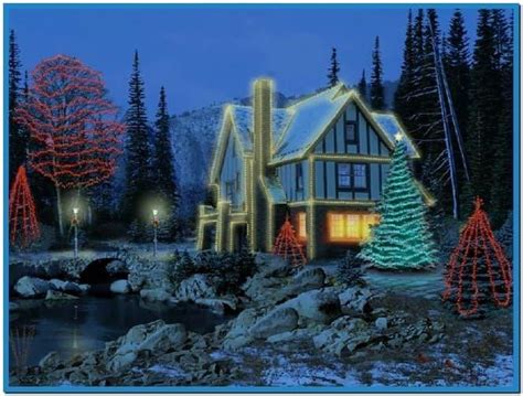 Free Download Download 3d Snowy Cottage Wallpaper And Backgrounds