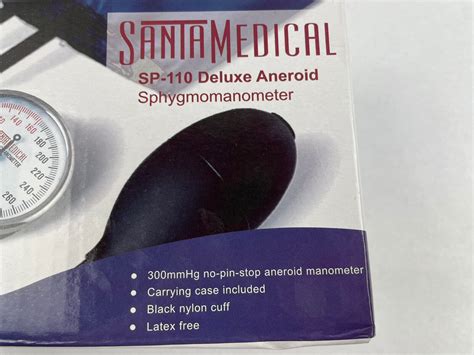 Adult Deluxe Aneroid Sphygmomanometer Professional Blood Pressure