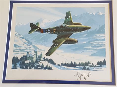 Nicks Aviation Art The First Of The Jets Original Gouache