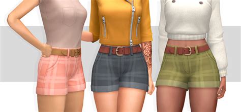 15 Cutest Girls Shorts Cc For Sims 4 Free To Download