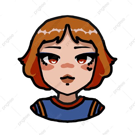 Emo Girl Clipart Transparent PNG Hd Gingerhead Emo Girl Chibi Emo Girl Chibi Redhead PNG