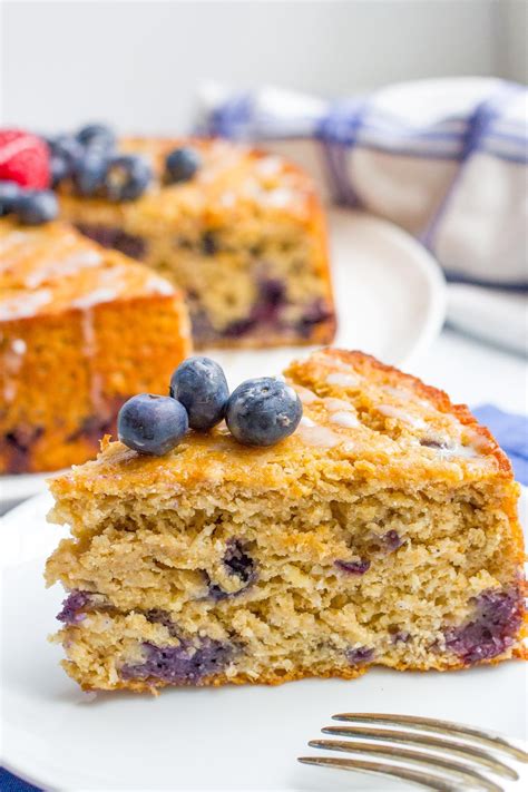 Have your dessert and eat healthy, too! Blueberry cake | Recipe (With images) | Blueberry cake, Healthy blueberry cake, Desserts with ...
