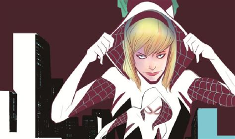 Meet Gwen Stacy Spider Woman Your First Look At Edge Of Spider Verse 2