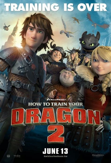 Poster And Pictures Of How To Train Your Dragon 2 Training Is Over