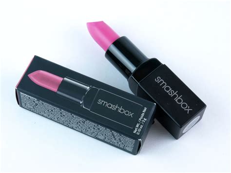 Smashbox Be Legendary Lipstick In Magenta Matte Review And Swatches The Happy Sloths