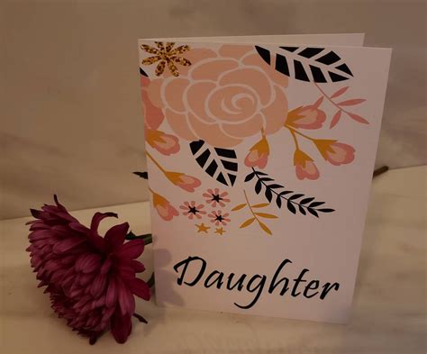 Daughter Mothers Day Card Etsy