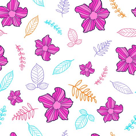 Flower Seamless Pattern Floral Pattern 506599 Vector Art At Vecteezy