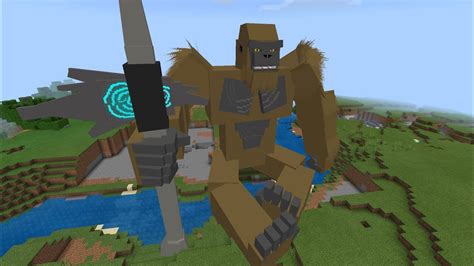 Godzilla Vs King Kong Addon For Minecraft Bedrock Pe Youtube