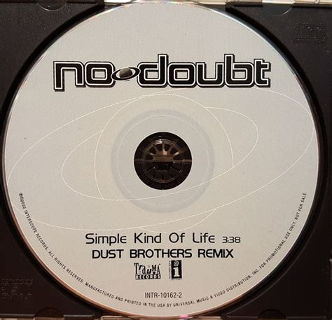 No Doubt Simple Kind Of Life Dust Brothers Remix 2000 Cd Discogs