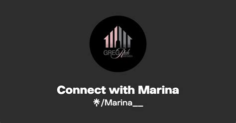 Connect With Marina Instagram Linktree
