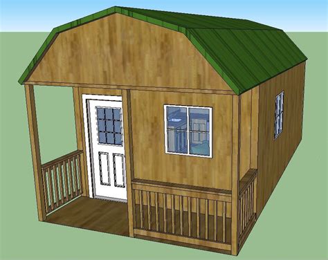12x24 Lofted Cabin Layout Sweatsville Deluxe Lofted Barn Cabin