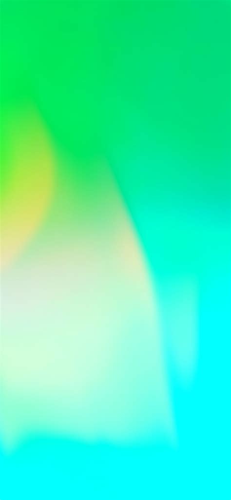 Ios 11 Iphone X Green Aqua Clean Simple Abstract Apple
