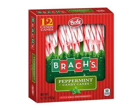 Brachs Medium Size Peppermint Candy Canes 12 Box Candy Favorites