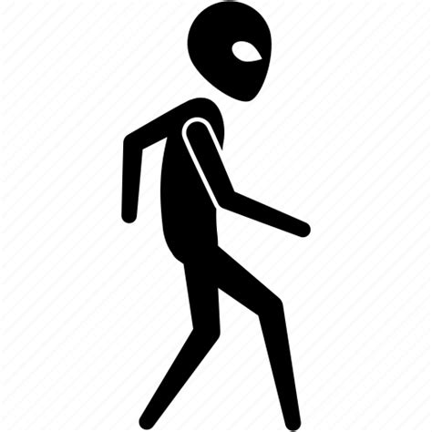 Alien Move Ufo Walk Walking Icon Download On Iconfinder