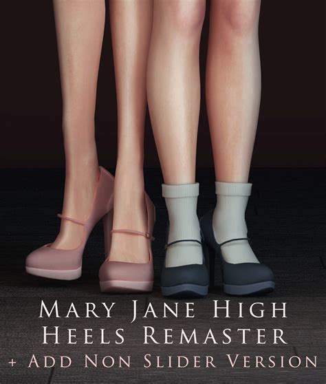 Sims 4 Mary Jane High Heels And Socks The Sims Book